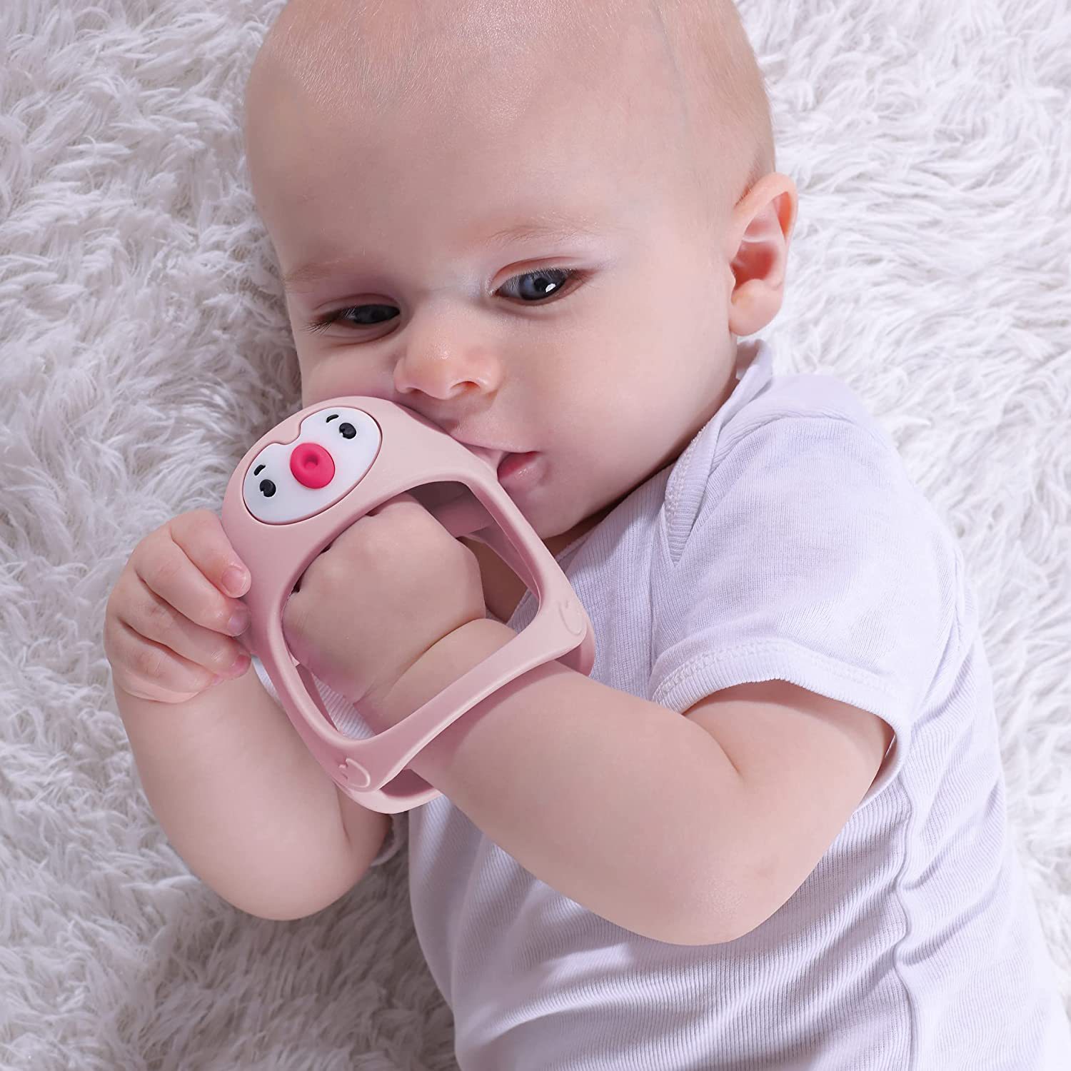 silicone baby teether