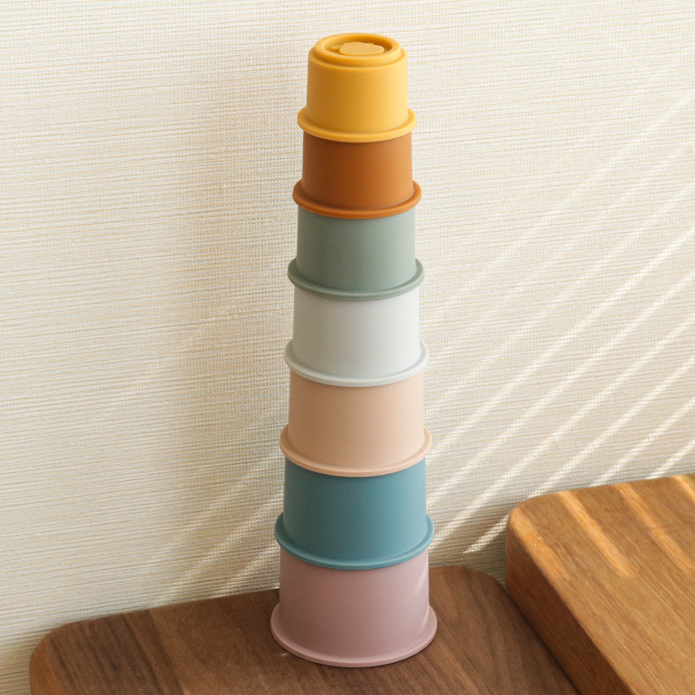 Baby Silicone Stacking Cups