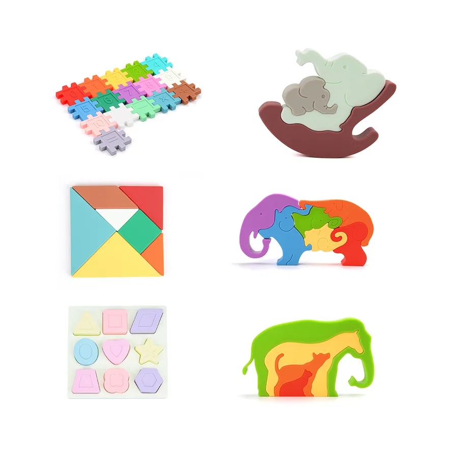 puzzles en silicone pour bébé