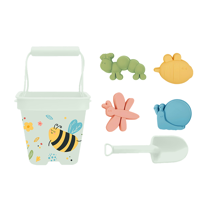 morbido set di giocattoli da spiaggia in sabbia di silicone per bambino