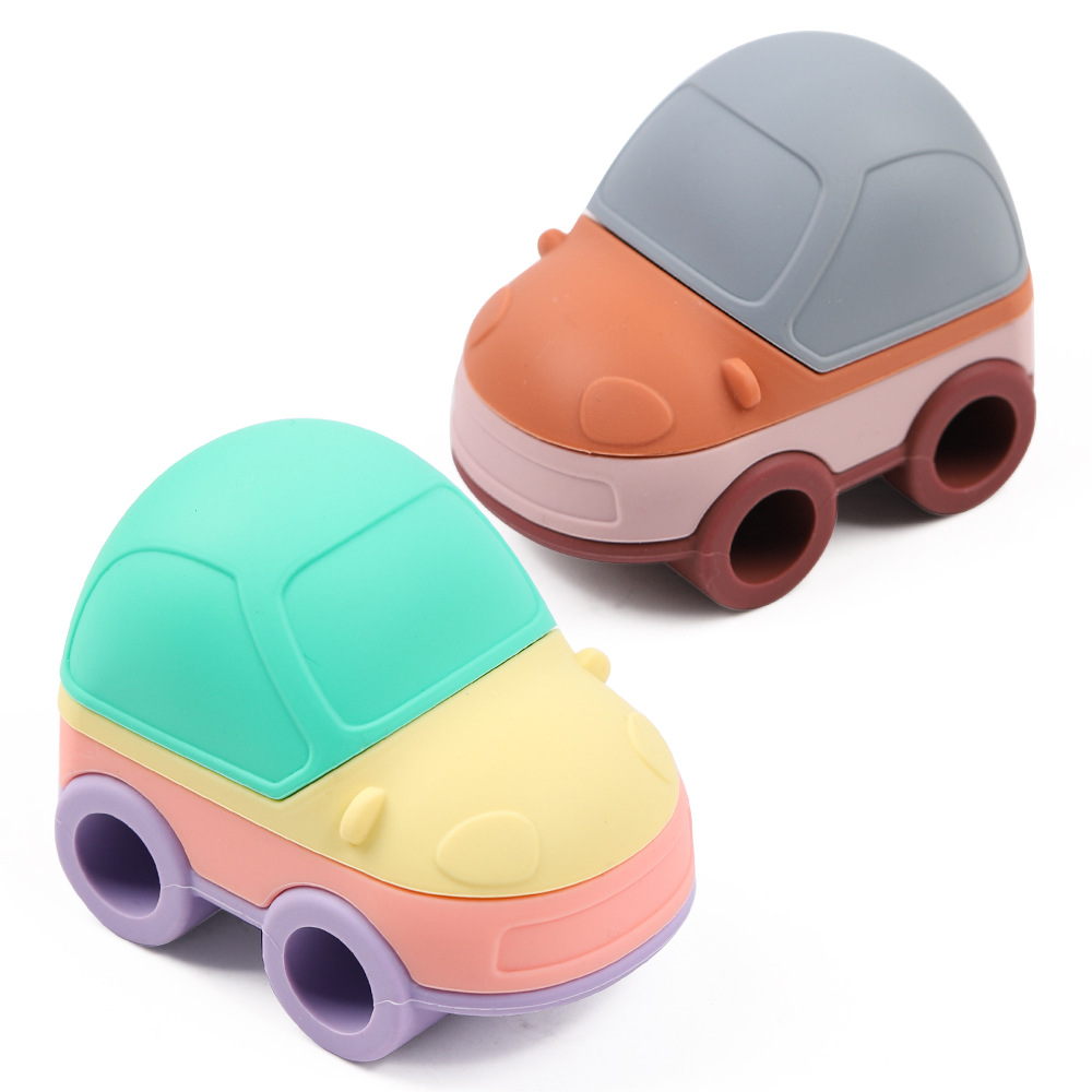 silicone baby toys soft building blocks