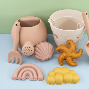 children's silicone beach bucket